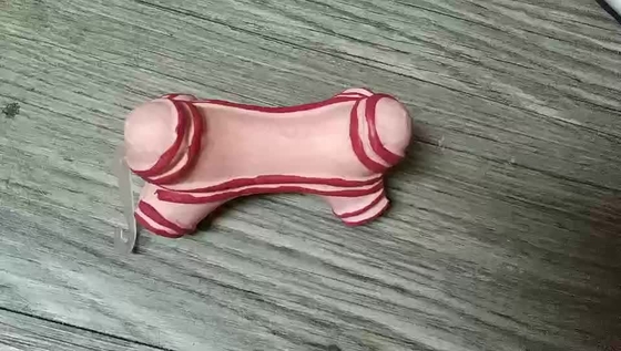 Soft Latex Durable Colorful new pet toys squeaky bone dog toy