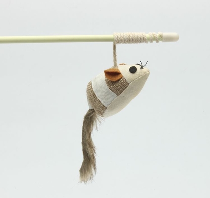 Interactive Durable Pet Toys Mouse On A Stick Cat Toy Long Service Life
