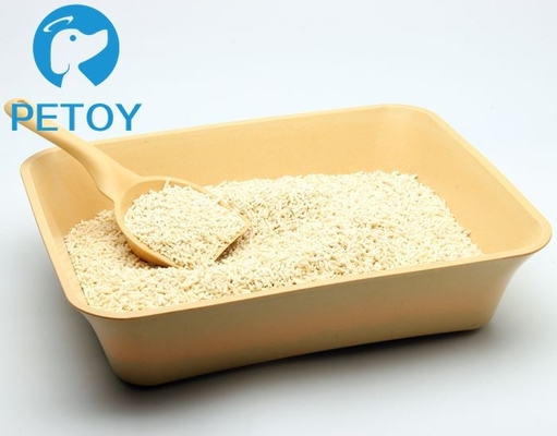 Easy Scooping Ultra Clumping Cat Litter / Eco - Friendly Tofu Cat Litter