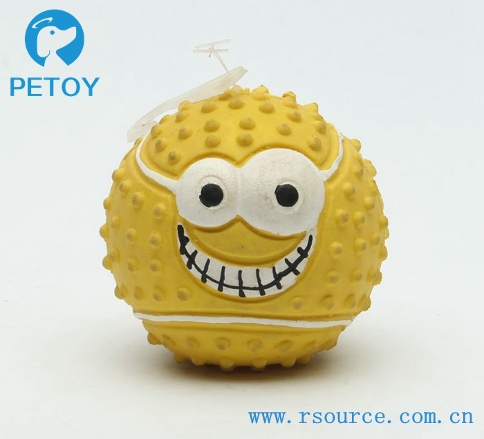 2019  eco-friendly Latex dog toys squeaky dog ball