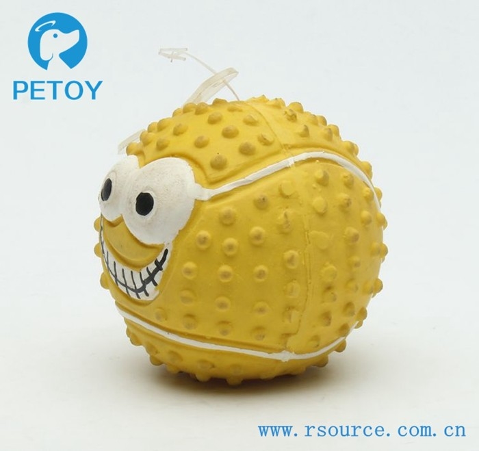 2019  eco-friendly Latex dog toys squeaky dog ball
