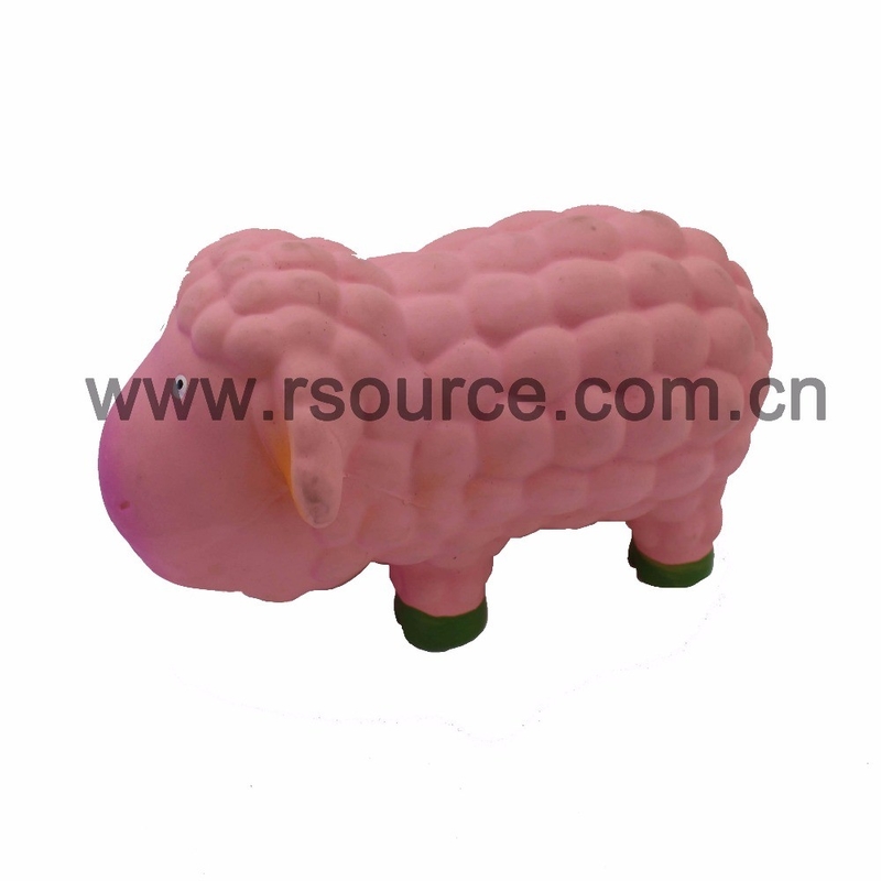 Customized durable latex dog toy chew bone