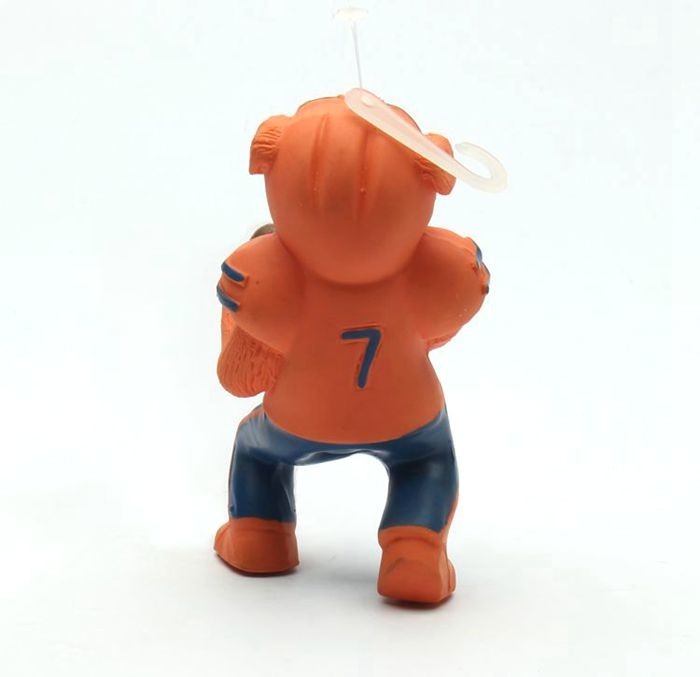 Adorable Safe Dog Chews For Aggressive Chewers Tiger Play Football Design