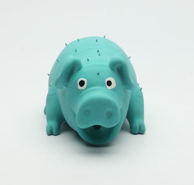 Toxic Free pet toy squeakers soft latex dog toy funny pig toy