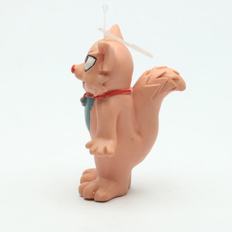 Small Latex Pet Toys Rubber Fox Dog Toy Unique Design Height 10.5cm Width 7.5cm