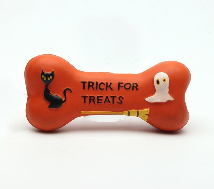 Halloween Bone squeaky dog toy healthy dog toy