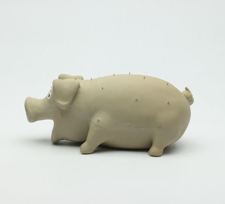 commercial PIG squeeze squeaky dog latex toy with sound