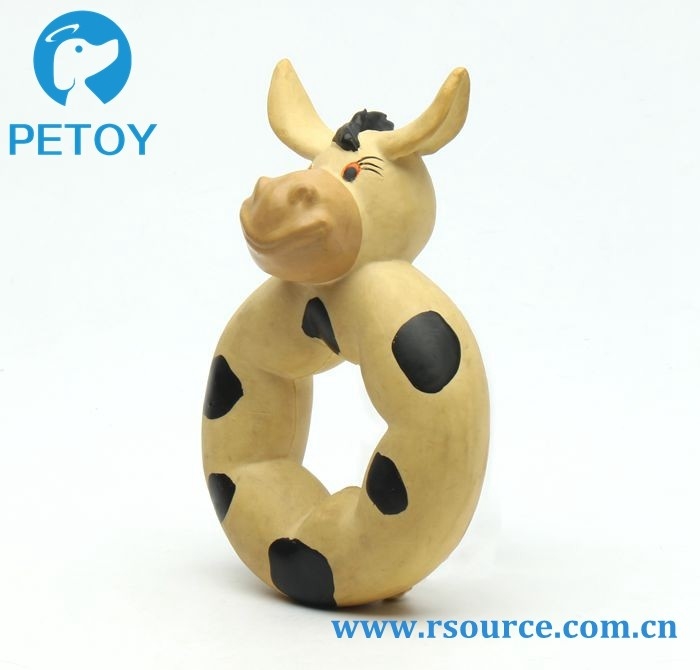 Latex Cow pet chewing eco-friendly pet grind durable dog joy durable
