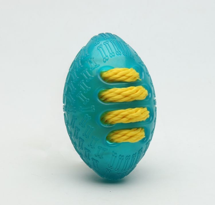 Beautiful Football Safe Chew Toys For Strong Chewers BSCI Approved