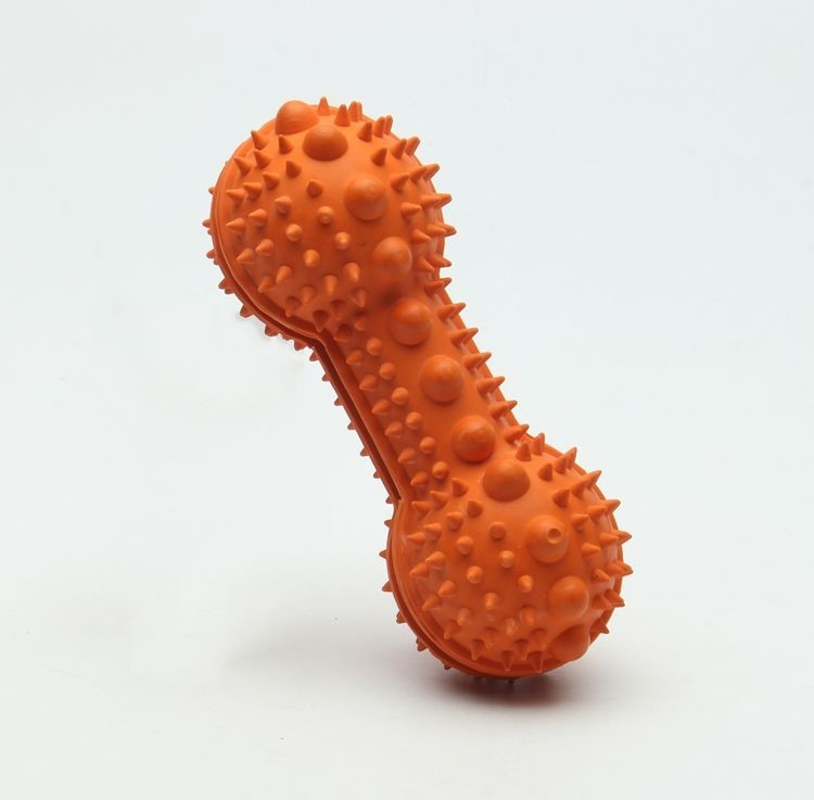 Eco - Friendly Dog Food Dispenser Toy  Strong Bone Shape Long Service Life