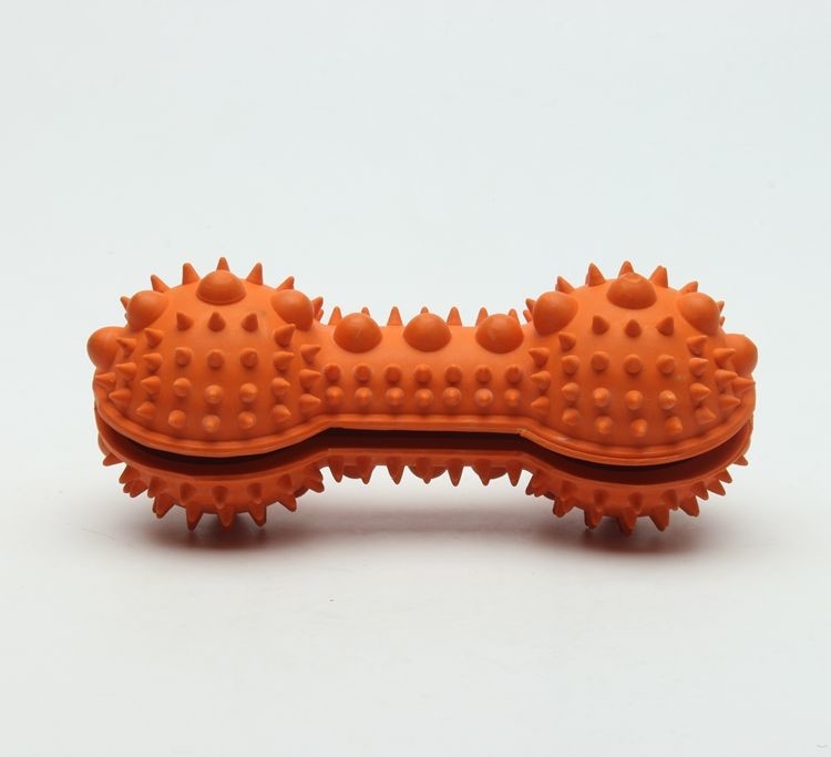 Eco - Friendly Dog Food Dispenser Toy  Strong Bone Shape Long Service Life