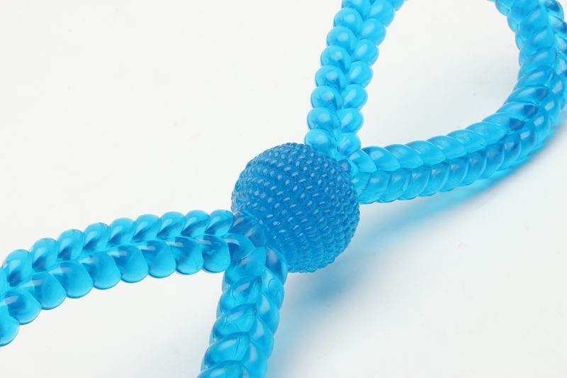 Conmmercial Fun TPR Dog Toy Indestructable Strong Dog Tug Teething Toys