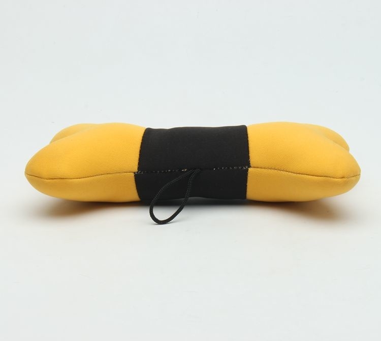Bone Shape Dog Water Fetch Toys Cloth And PP Cotton Material Environmental