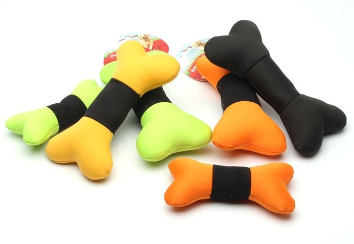 Water Floating Play Fetch It Dog Toy Safe Bone Shape Available For Land And Water