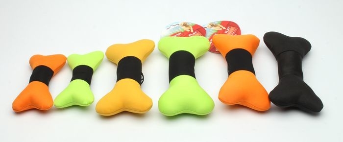 Water Floating Play Fetch It Dog Toy Safe Bone Shape Available For Land And Water