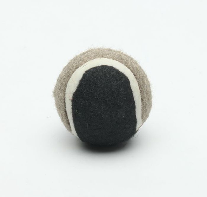 Customized logo printing pet toy tennis ball pet toy rubber