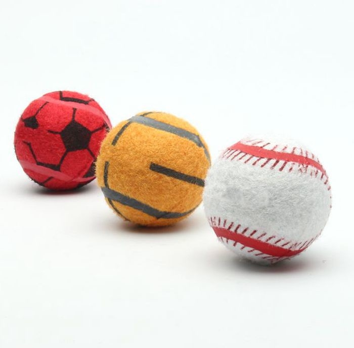 Jumbo Tennis Ball dog toy squeaky ball rubber dog toys