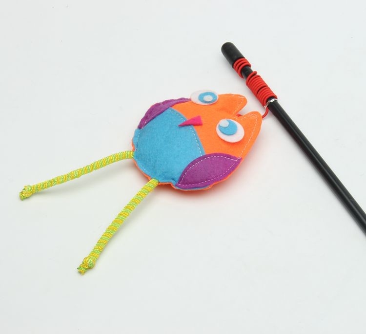 2018 cheap cotton teaser for cat toy set cheap cat teaser