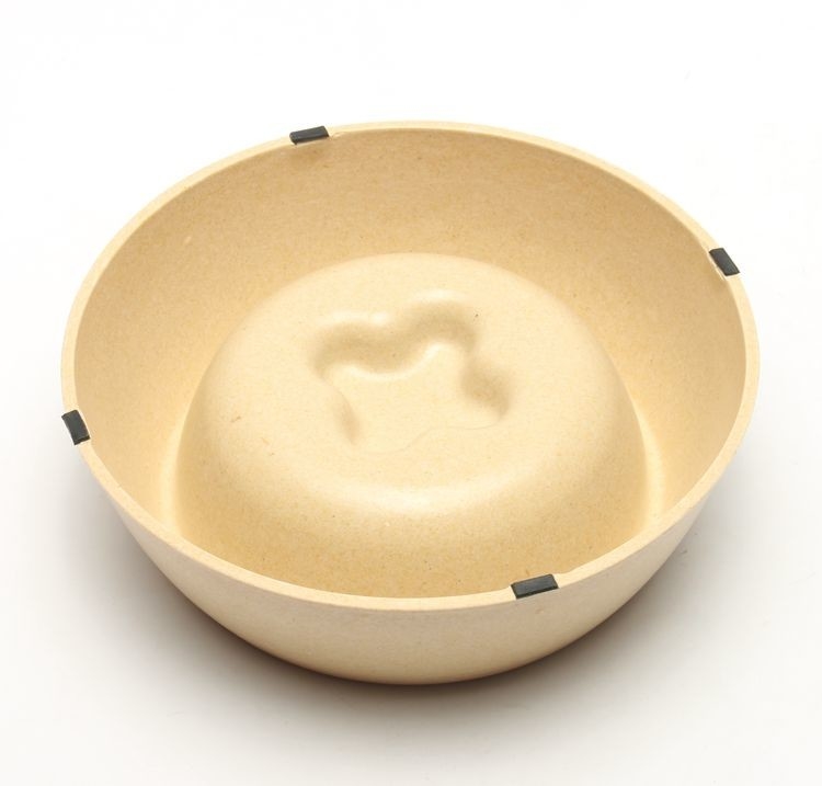 Round Dog Food Dish To Slow Down Eating Puppy Slow Feeder Customized Color