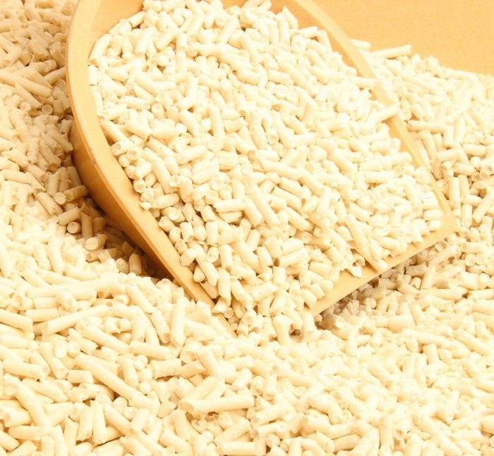 Easy Scooping Ultra Clumping Cat Litter / Eco - Friendly Tofu Cat Litter